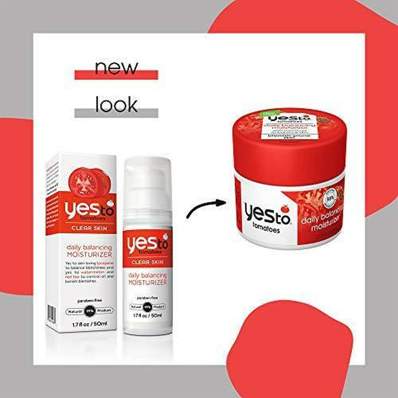 Yes to Tomatoes Daily Balancing Moisturizer for Clear Skin, Watermelon, 1.7 Fl