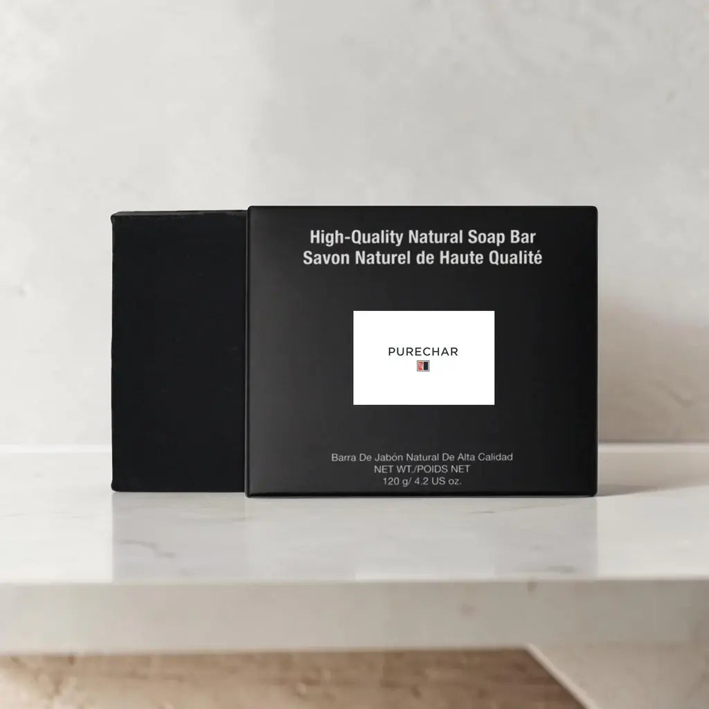 Activated Charcoal Bar Soap – Deep Cleansing & Detox for Face & Body